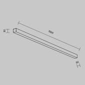 Линейный светильник Maytoni Technical LL311030