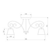 Потолочная люстра Bogates Severina 303/8