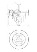 Подвесная люстра Moderli Komo V7082-10P