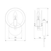 Бра Eurosvet Gallo 70121/1 черный