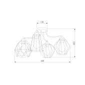 Потолочная люстра TK Lighting Galaxy 1645 Galaxy 4