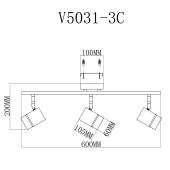 Спот Moderli David V5031-3C