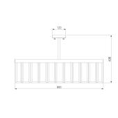 Потолочная люстра Bogates Eclipse 357/8 Smart