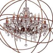 Подвесная люстра Ambiente Leon 2128/12 PB New Leaf