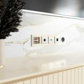 Акустическая розетка Werkel Hammer х4 серебряный W1285006 4690389163111