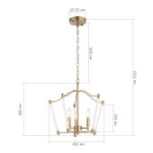 Подвесная люстра ST Luce Regalia SL1406.303.03