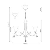 Подвесная люстра Lucia Tucci Rimini 101.3