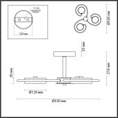 Подвесная люстра Ambrella light Traditional Modern TR2552