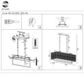 Подвесная люстра ST Luce Mira SL1632.203.05