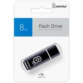 UFD 2.0 Smartbuy 008GB Glossy series Black (SB8GBGS-K)