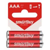 Батарейка алкалиновая с подвесом Smartbuy LR03/2SB (60/600) (SBBA-3A02SB)