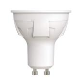 Лампа светодиодная диммируемая (UL-00003990) GU10 6W 3000K матовая LED-JCDR 6W/WW/GU10/FR/DIM PLP01W