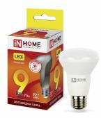 Лампа светодиодная LED-R63-VC 9Вт 230В Е27 3000К 810Лм IN HOME