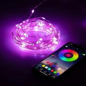 Светодиодная гирлянда ЭРА нить 220V динамичный RGB ЕGNIG - PU Б0055994