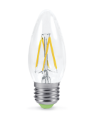 Светодиодная лампа ASD LED-СВЕЧА-PREMIUM 5.0Вт E27 3000К 450Лм прозрачная 4690612003269