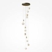 Подвесная светодиодная люстра Maytoni Satellite MOD102PL-L42BK
