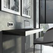 Выключатель жалюзи Werkel черный W1124508 4690389156748