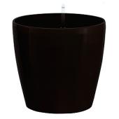 Круглый горшок с автополивом 22*22*20.5 венге GREEN APPLE GPR10-05-C