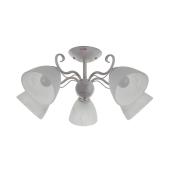 Потолочная люстра IDLamp Olsa 278/5PF-Whitepatina