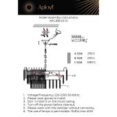 Подвесная люстра MW-Light Аделард 642015209