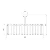 Потолочная люстра Bogates Castellie 362/8