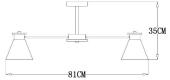 Потолочная люстра Arte Lamp Tyler A1031PL-8WH