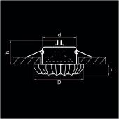 Встраиваемый светильник Lightstar Solo Ray 002120