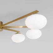 Потолочная люстра Eurosvet Opaline 70220/6 латунь Smart