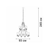 Подвесная люстра Vitaluce V1842-1/9+6