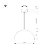 Подвесной светильник Stilfort Designo 2166/05/01P