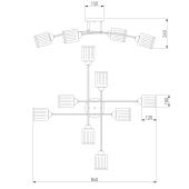 Потолочная люстра Luminex Infinita 455