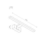 Подсветка для зеркал Nowodvorski Cezanne Led M Black 10677