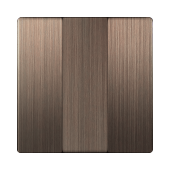 Лицевая панель выключателя трехклавишного бронзовая WL12-SW-3G-CP 4690389100567