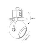 Трековый светильник ЭРА TR41-GU10 WH Б0054172