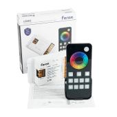 Контроллер RGB с пультом, таймером и визуализатором звука, 12-24-48V Feron LD483 52098