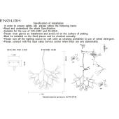 Подвесная люстра Crystal Lux Evita SP36 Black/Transparent