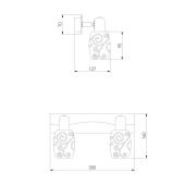 Спот Arte Lamp Martin A5213AP-2BR