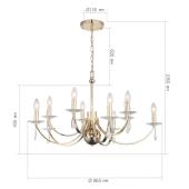 Подвесная люстра ST Luce Elegance SL1405.203.10