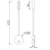 Бра Maytoni Stem C035WL-L3B3K