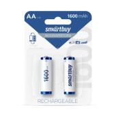 Аккумулятор NiMh Smartbuy AA/2BL 1600 mAh (24/240) (SBBR-2A02BL1600)