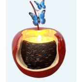 Садовый фонтан GREEN APPLE GANF-04 декоративный уличный светодиодный с подсветкой Яблоко 47 см