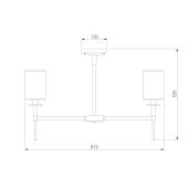 Подвесная люстра Eurosvet Brielle 60132/8 хром