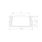 Профиль алюминиевый с экраном Elektrostandard LL-2-ALP006 4690389170416