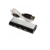 USB 2.0 - Xaб Smartbuy на 4 порта с магнитом черный (SBHA-6806-K)