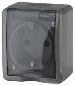 Розетка ЭРА Эксперт 2P E IP54 со шторками 16A 250V 11-2402-03