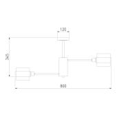 Потолочная люстра Eurosvet Arcada 70127/8 хром