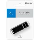 UFD 2.0 Smartbuy 004GB Quartz series Black (SB4GBQZ-K)