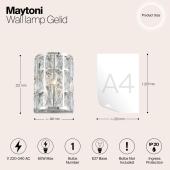 Настенный светильник Maytoni Gelid MOD184-WL-02-CH
