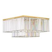 Подвесная люстра Lumina Deco Montero LDP 1249-4 GD+BK