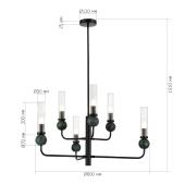 Подвесная люстра ST Luce Medea SL1244.403.06